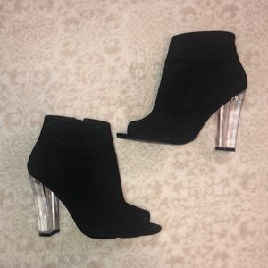 Suede booties